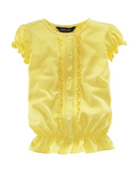 Ralph Lauren Childrenswear Short Sleeve Colette Top - Girls 4-6x