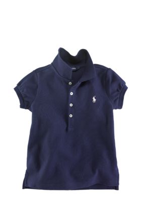 Ralph Lauren Childrenswear Stretch Mesh Polo Girls 4-6x