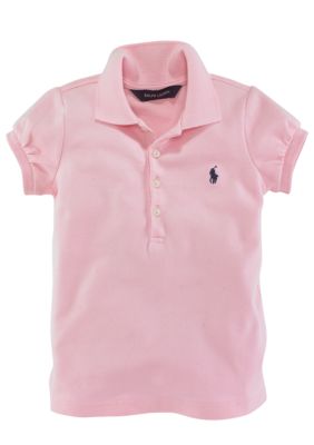 Ralph Lauren Childrenswear Stretch Mesh Polo Girls 4-6x