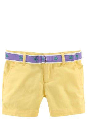 Ralph Lauren Childrenswear Preppy Chino Short Girls 4-6x
