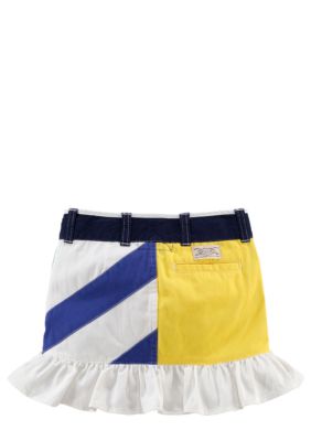 Ralph Lauren Childrenswear Pieced Ruffle Miniskirt Girls 4-6X