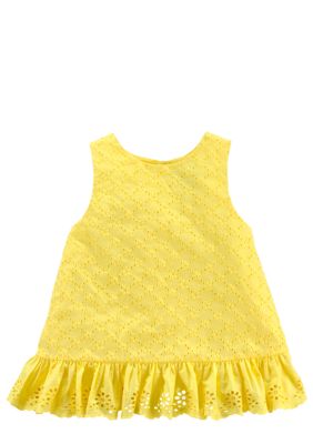 Ralph Lauren Childrenswear Yellow Floral Tunic Girls 4-6X