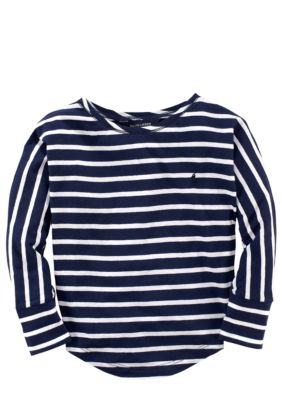 Ralph Lauren Childrenswear Striped Knit Shirt Girls 4-6X