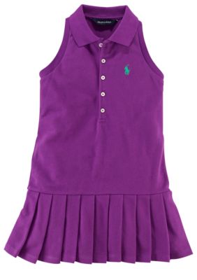 Ralph Lauren Childrenswear Sleeveless Polo Dress Girls 4-6X