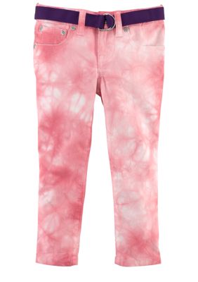 Ralph Lauren Childrenswear Watercolor Cropped Skinny Jeans Girls 4-6X