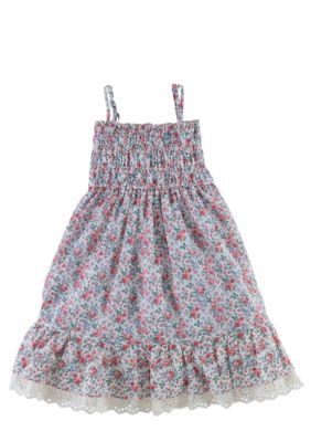 Ralph Lauren Childrenswear Floral Babydoll Dress Girls 4-6X