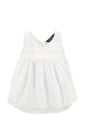 Ralph Lauren Childrenswear Dobby Tank Girls 4-6X