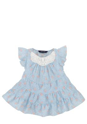 Ralph Lauren Childrenswear Tiered Floral Print Top Girls 4-6X