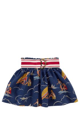 Ralph Lauren Childrenswear Seaside Print Skirt Girls 4-6X