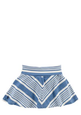 Ralph Lauren Childrenswear Diagonal Stripe Skirt Girls 4-6X