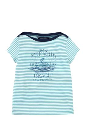 Ralph Lauren Childrenswear Nautical Stripe Tee Girls 4-6X