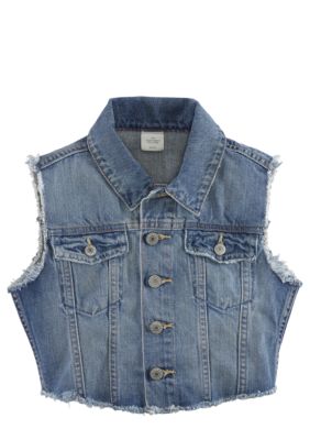 Ralph Lauren Childrenswear Western Denim Vest Girls 4-6X