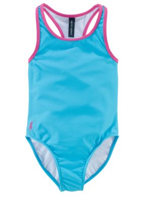 Ralph Lauren Childrenswear Racerback 1-piece Swimsuit Girls 4-6X