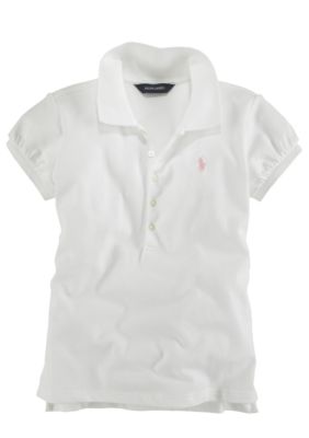 Ralph Lauren Childrenswear Stretch Mesh Polo Girls 7-16