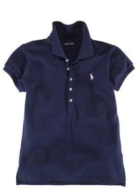 Ralph Lauren Childrenswear Stretch Mesh Polo Girls 7-16