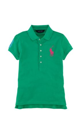 Ralph Lauren Childrenswear Sporty Patch Polo Girls 7-16