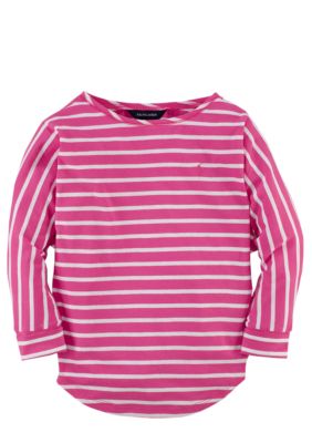 Ralph Lauren Childrenswear Striped Knit Shirt Girls 7-16