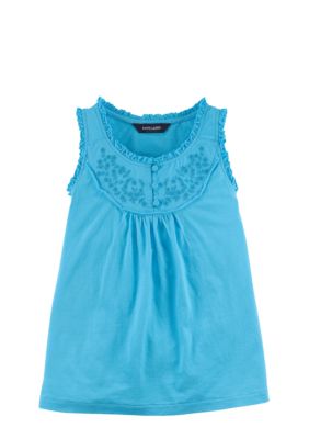Ralph Lauren Childrenswear Floral Embroidered Tank Girls 7-16