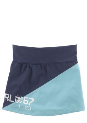 Ralph Lauren Childrenswear Diagonal Military Graphic Skirt Girls 7-16