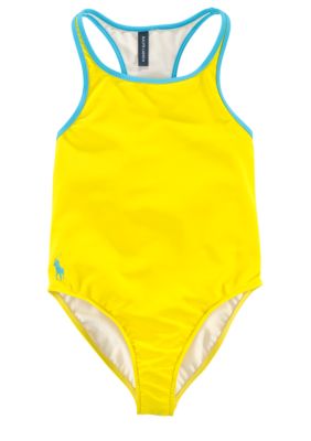 Ralph Lauren Childrenswear Racerback 1-piece Swimsuit Girls 7-16