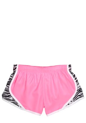 MJ Soffe Zebra Print Team Short Girls 7-16