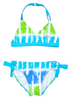 Beach Native 2-Piece Surf's Up Stripe Bikini Girls 7-16