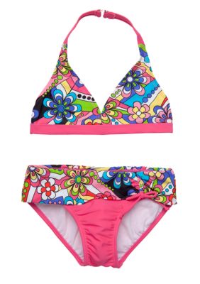 Beach Native 2-Piece Kaleidoscope Bathing Suit Girls 7-16