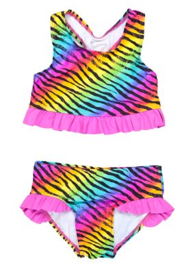 Beach Native Desert Rainbow 2-piece Swimsuit Girls 4-6X