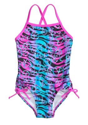 Beach Native One Piece Peace Swimsuit Girls