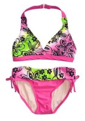 Beach Native Foiled Forest Bikini Girls 7-16