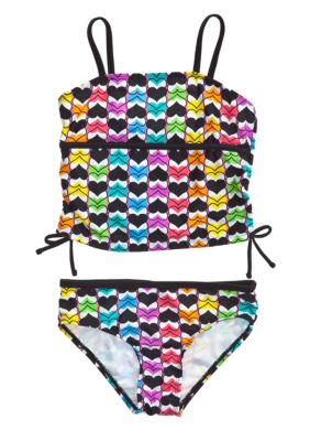 Beach Native Heart To Heart Tankini Girls 7-16