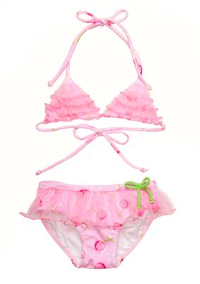 Sweet Potatoes Cherri-kini 2-piece Swimsuit Girls 4-6X