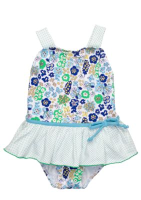 Sweet Potatoes Petal Ruffle One-Piece Swimsuit Girls 4-6X