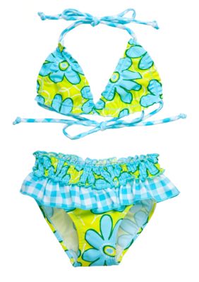 Sweet Potatoes Kiwi Bikini Swimsuit Girls 4-6X
