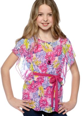 Speechless Chiffon Necklace Top Girls 7-16