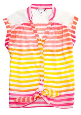 Speechless 2-Piece Cami & Tie Front top Girls 7-16