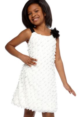 Speechless Eyelash Rosette Dress Girls 7-16