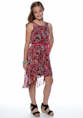 Speechless Paisley Hi Low Dress Girls 7-16
