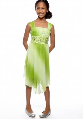 My Michelle Glitter Ombre Dress Girls 7-16