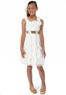 My Michelle Social Corkscrew Dress Girls 7-16