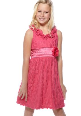 My Michelle Dot Dress Girls 7-16