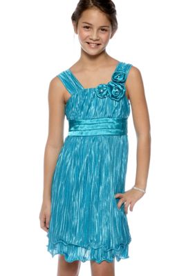My Michelle Wire Hem Dress Girls 7-16