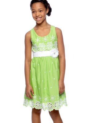 Sequin Hearts Emma Open Back Dress Girls 7-16