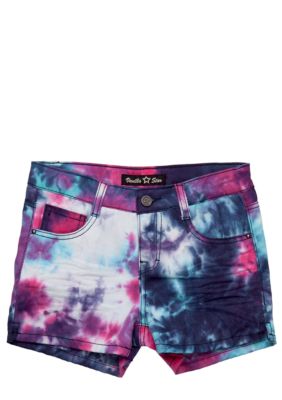 Vanilla Star Tie Dye Shorty Short Girls 7-16