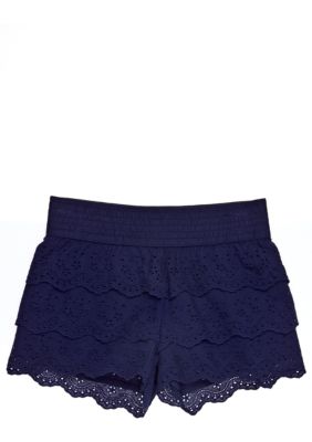 Vanilla Star Eyelet Tier Shorty Girls 7-16