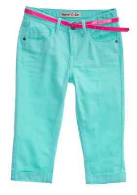 Imperial Star Belted Cropped Pant Girls 7-16