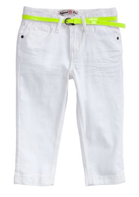 Imperial Star Cropped Pant with Neon Belt Girls 7-16