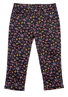 Imperial Star Floral Cuffed Crop Girls 7-16