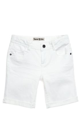 Imperial Star Twill Cuffed Bermuda Short Girls 7-16