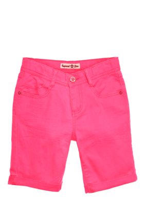 Imperial Star Neon Bermuda Short Girls 7-16